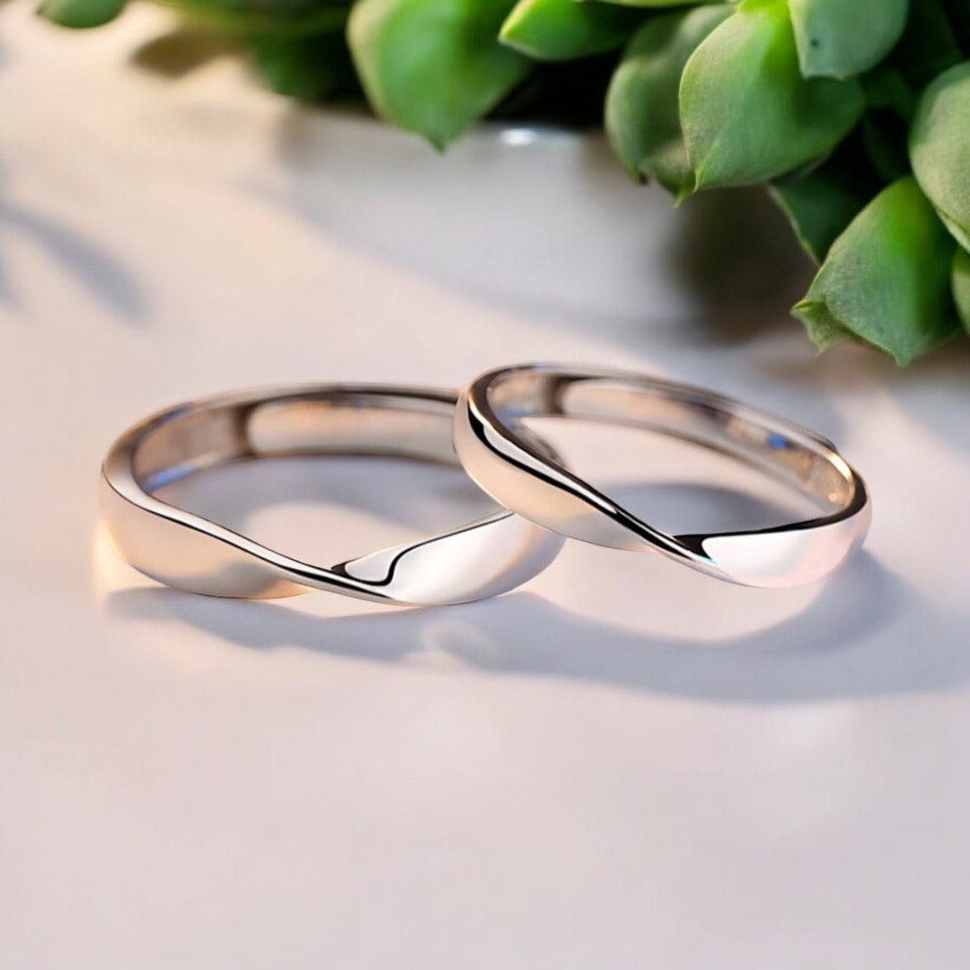 Couple Ring Silver Sterling 925 (501)