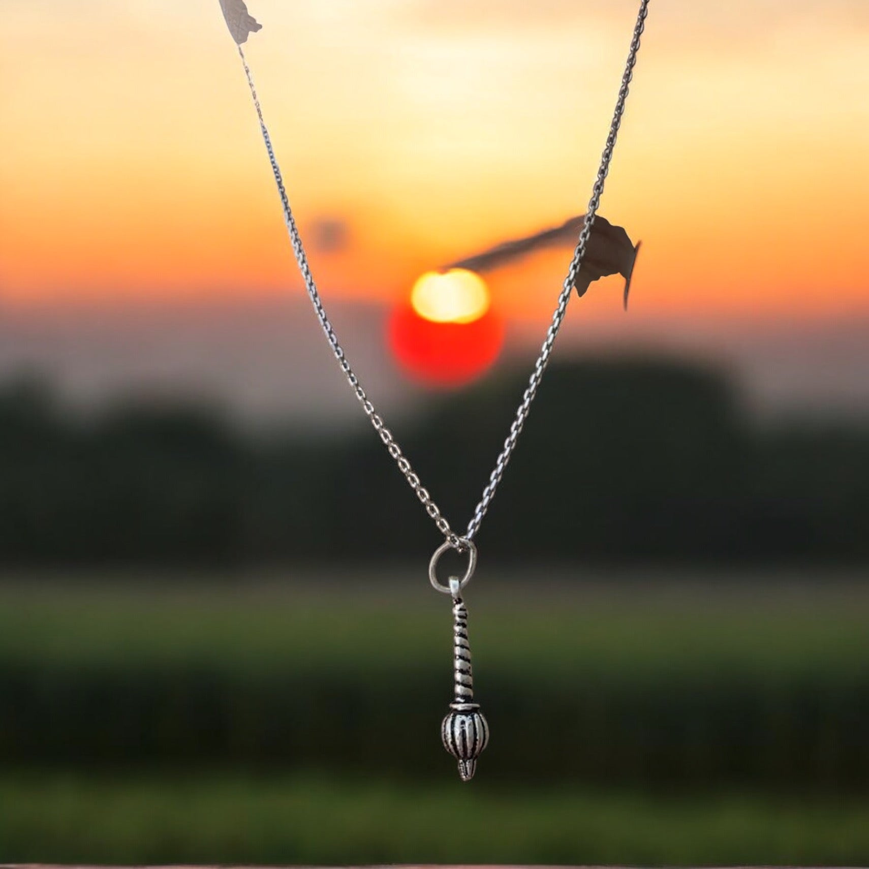Hanuman Gada Locket Silver Pure