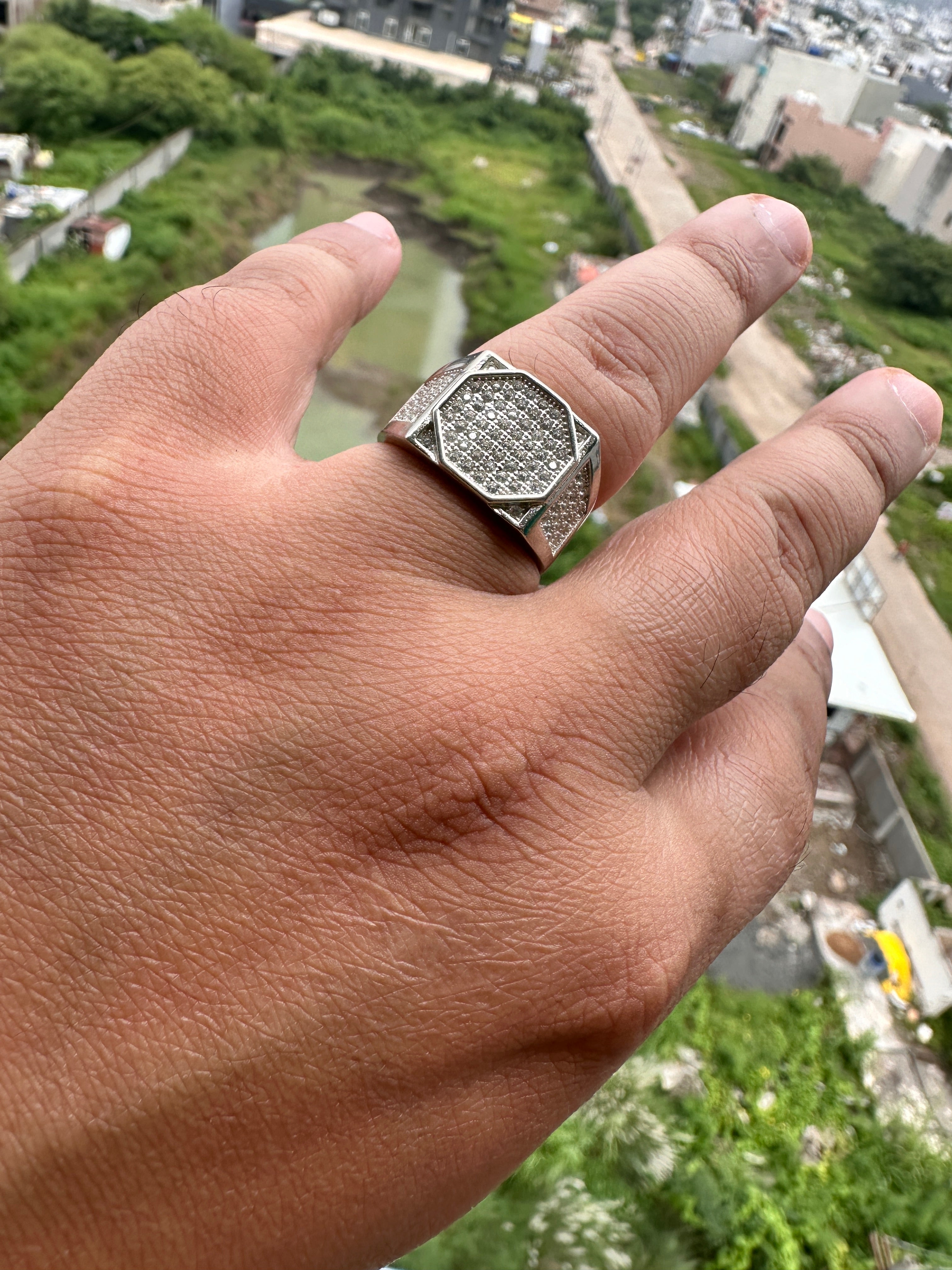 Mens Ring Silver Sterling 925 Hallmarked