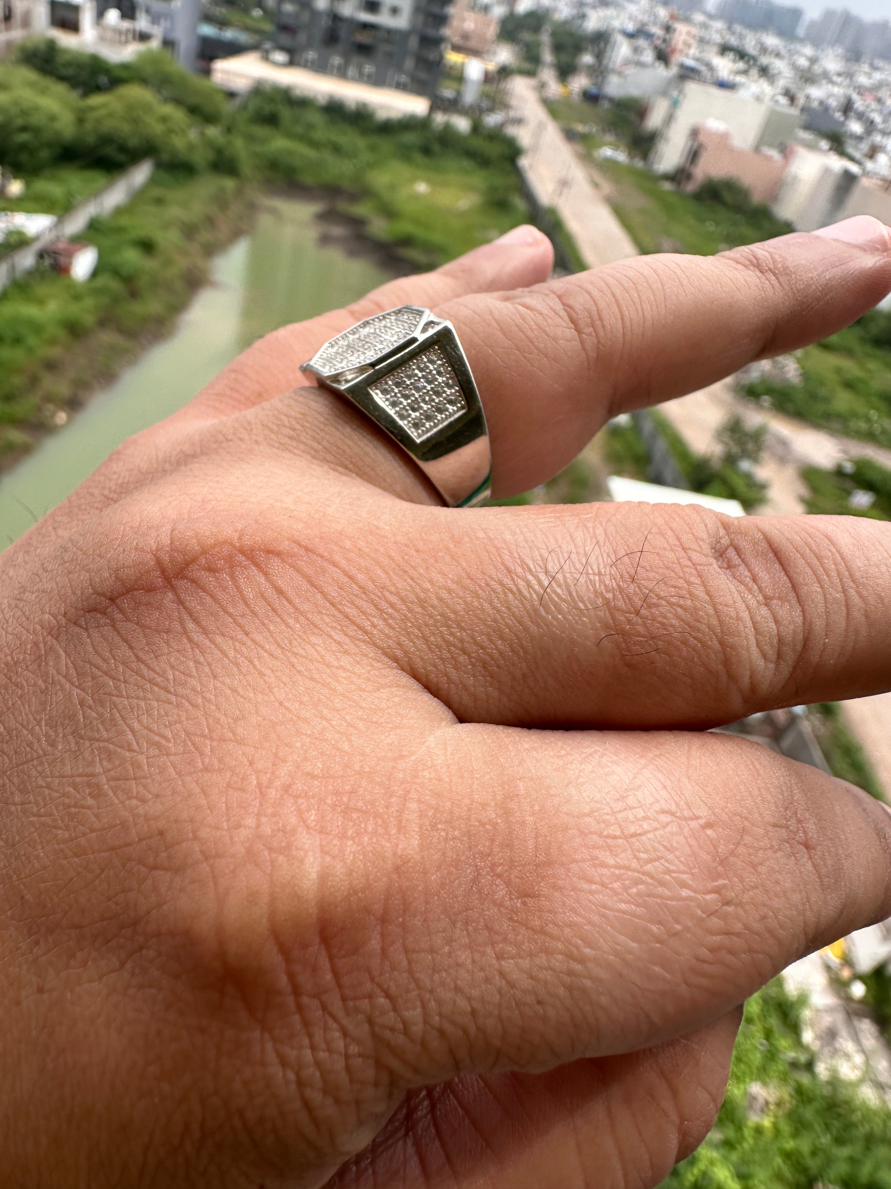Mens Ring Silver Sterling 925 Hallmarked
