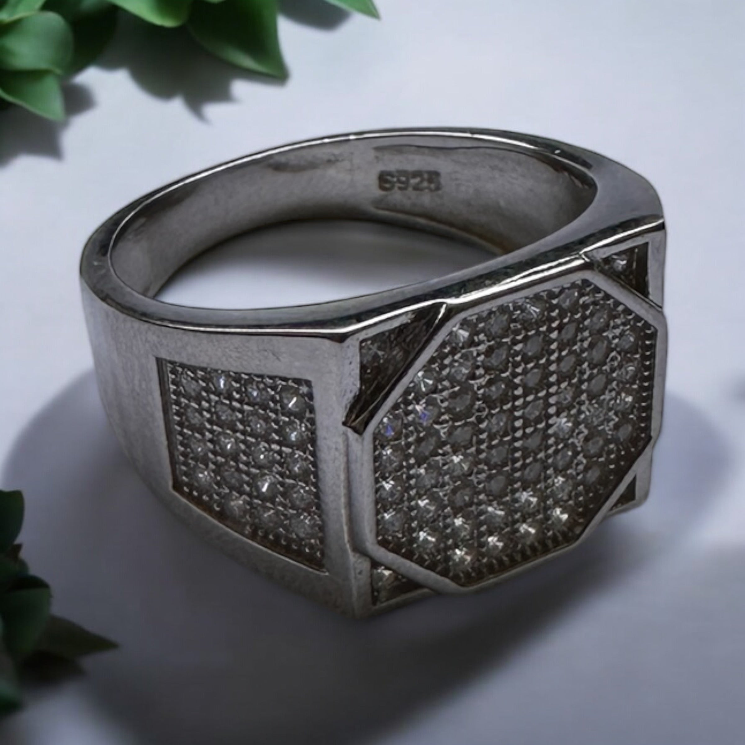Mens Ring Silver Sterling 925 Hallmarked