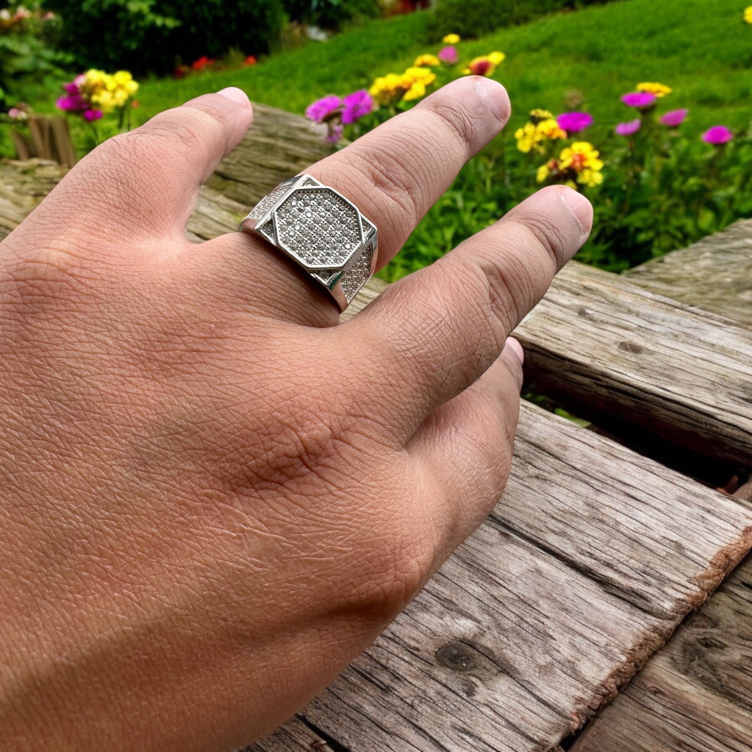 Mens Ring Silver Sterling 925 Hallmarked