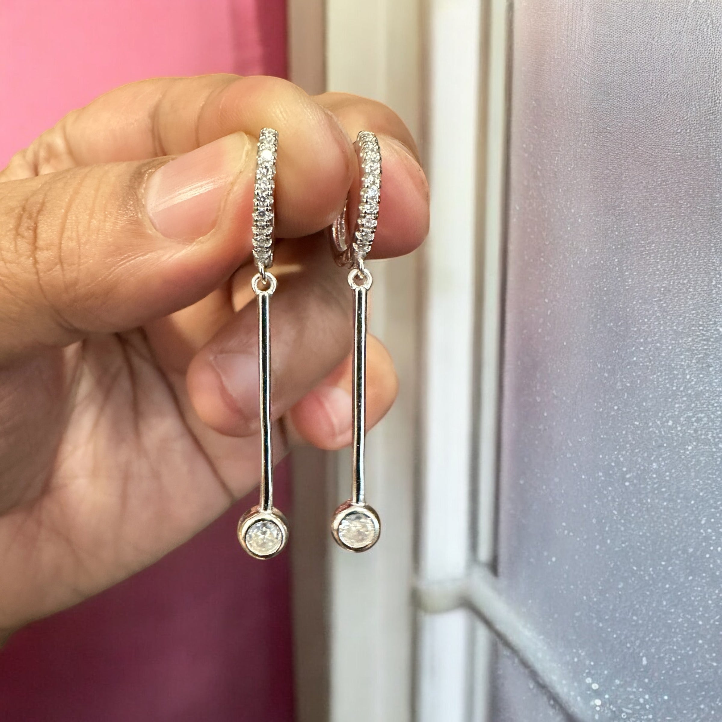 Earring Hanging Bali Silver Sterling 925 Hallmarked