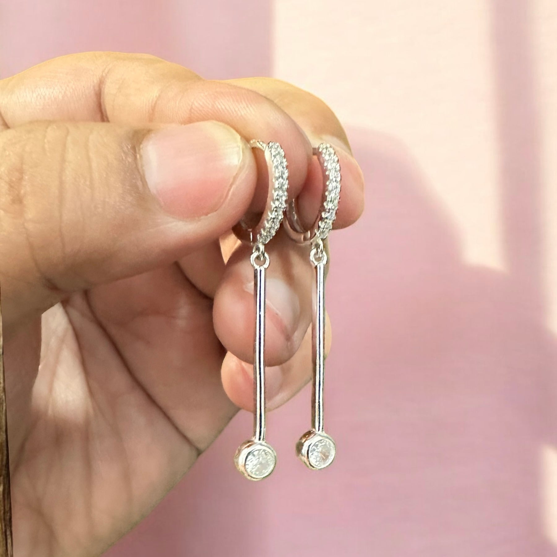 Earring Hanging Bali Silver Sterling 925 Hallmarked
