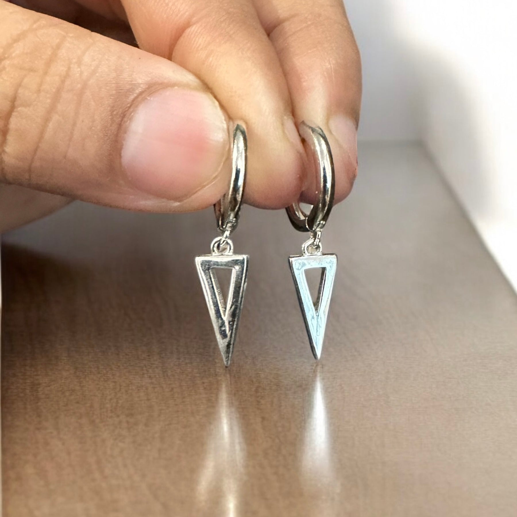 Earring hanging Silver Sterling 925 Hallmarked
